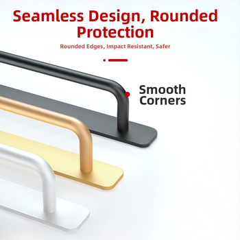 Wanson Handhandle – perforācijai nav nepieciešama rokture no alumīnija sakausējuma skapjiem, atvilktnēm un durvīm, pašlīmējoša, mūsdienīgs dizains