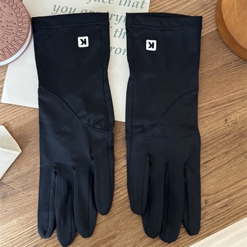 Női hosszú jégselyem UV-védelmes kesztyűk – teljes ujjas, Spandex alapanyag, csúszásmentes, érintőképernyős, vízálló, külső vezetésre és kerékpározásra