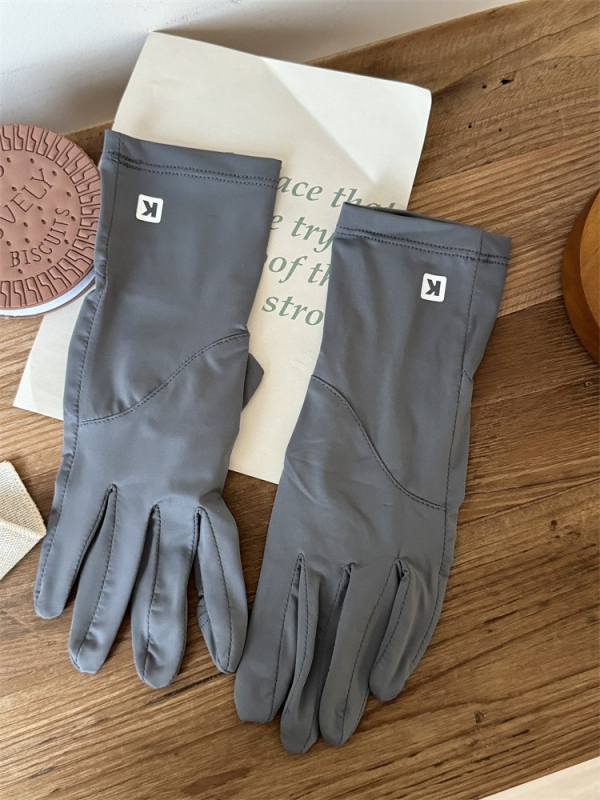 Női hosszú jégselyem UV-védelmes kesztyűk – teljes ujjas, Spandex alapanyag, csúszásmentes, érintőképernyős, vízálló, külső vezetésre és kerékpározásra