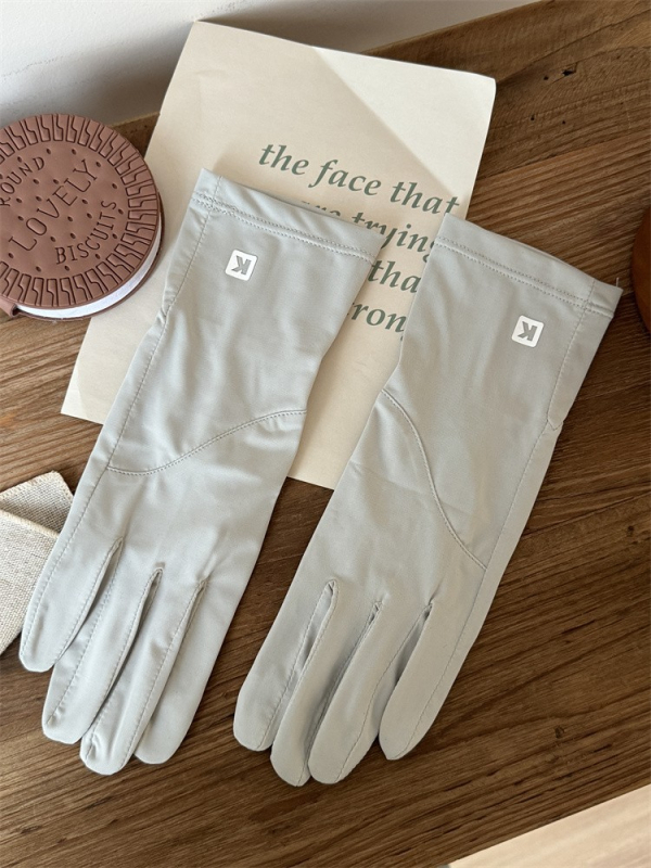 Női hosszú jégselyem UV-védelmes kesztyűk – teljes ujjas, Spandex alapanyag, csúszásmentes, érintőképernyős, vízálló, külső vezetésre és kerékpározásra