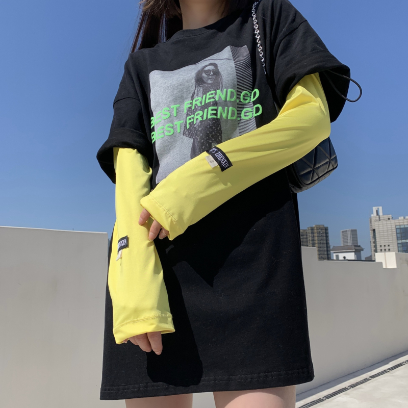 Ice Silk μανίκι με UV προστασία για οδήγηση; καλοκαιρινό ελαφρύ και μινιμαλιστικό στυλ; βασική σύνθεση 71–80% πολυεστέρας.