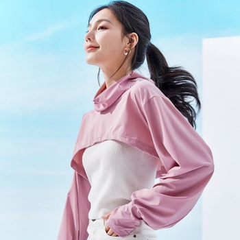 Μανίκια UV προστασίας για οδήγηση με εσάρπα, γυναικείο καλοκαιρινό σετ από ice silk και μάσκα λαιμού