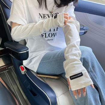 Αντιηλιακά μανίκια Ice Silk — νάιλον 11–20%, πολυεστέρας 31–50%, αρχικός σχεδιασμός, άνοιξη 2023