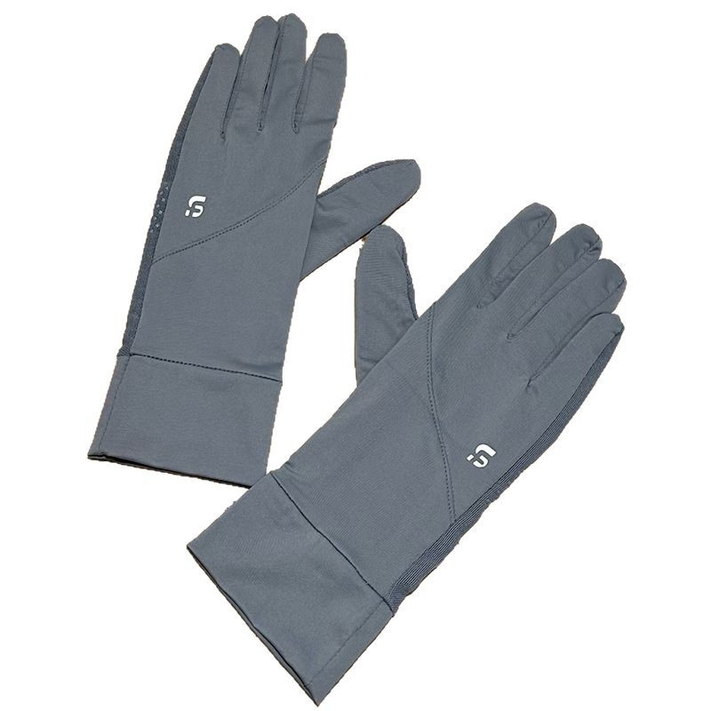 Női nyári kerékpáros kesztyű Ice Silk anyagból: UV védelem, érintőképernyő-kompatibilis, csúszásmentes, középhosszú, teljes ujjak.