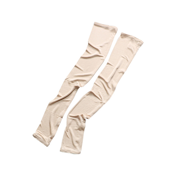 Μακριά γάντια από Mulberry μετάξι για ηλιοπροστασία – Μονόχρωμο σχέδιο, Γυναίκες, κατάλληλα για καλοκαίρι, άνοιξη και φθινόπωρο