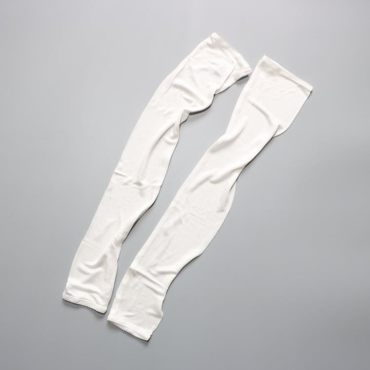 Μακριά γάντια από Mulberry μετάξι για ηλιοπροστασία – Μονόχρωμο σχέδιο, Γυναίκες, κατάλληλα για καλοκαίρι, άνοιξη και φθινόπωρο