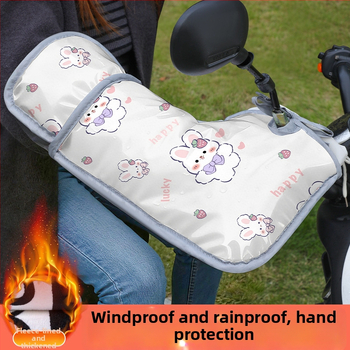 Γάντια ποδηλασίας από δέρμα, με χοντρή επένδυση, Unisex, για ποδηλασία (Δέρμα; Χοντρή επένδυση; Unisex; Ενήλικες & Παιδιά; Ποδηλασία)