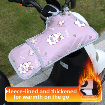 Γάντια ποδηλασίας από δέρμα, με χοντρή επένδυση, Unisex, για ποδηλασία (Δέρμα; Χοντρή επένδυση; Unisex; Ενήλικες & Παιδιά; Ποδηλασία)