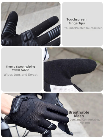 NUCKILY Γάντια Ποδηλάτου (Νάιλον; Ενήλικες; Unisex)