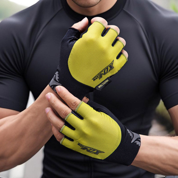 Γάντια ποδηλασίας με κοντά δάχτυλα, Lycra, για ενήλικες, unisex, ποδηλασία