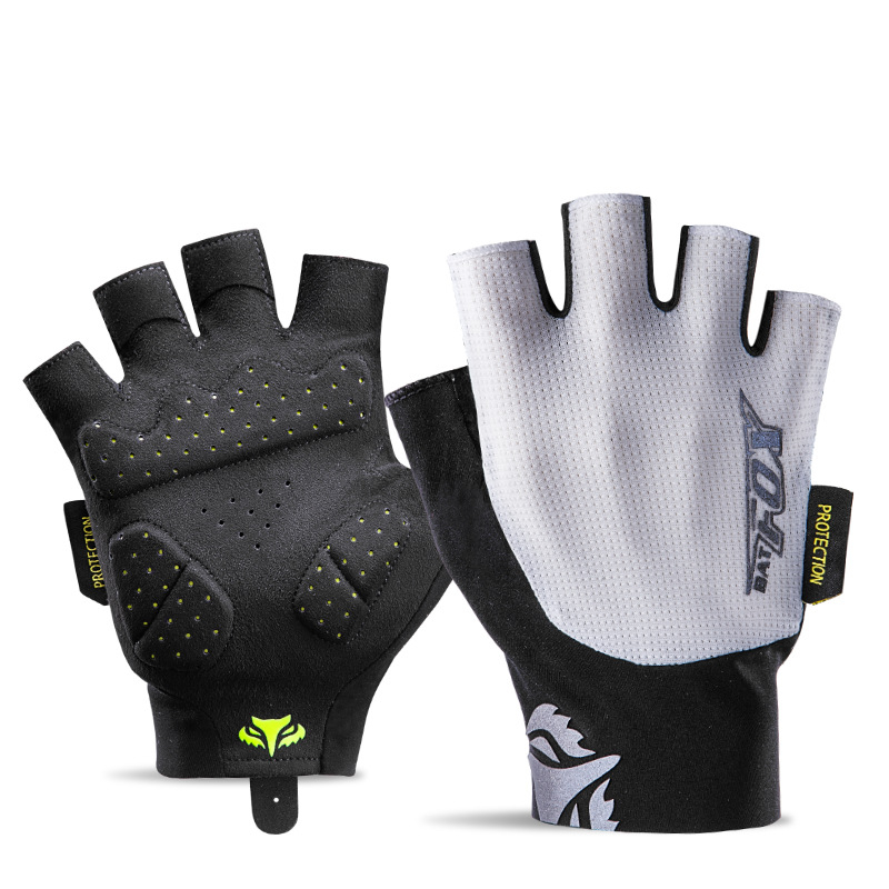 Γάντια ποδηλασίας με κοντά δάχτυλα, Lycra, για ενήλικες, unisex, ποδηλασία