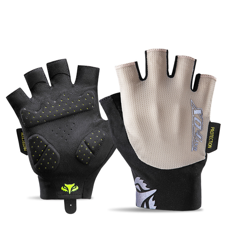 Γάντια ποδηλασίας με κοντά δάχτυλα, Lycra, για ενήλικες, unisex, ποδηλασία