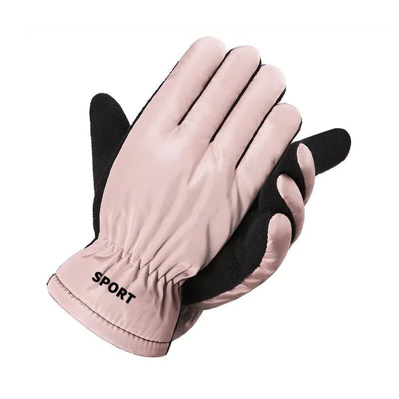 Uniszex téli vastag és meleg kesztyűk, pamut és ice silk, flip-cover stílus, melegen tartás (2025 tél)