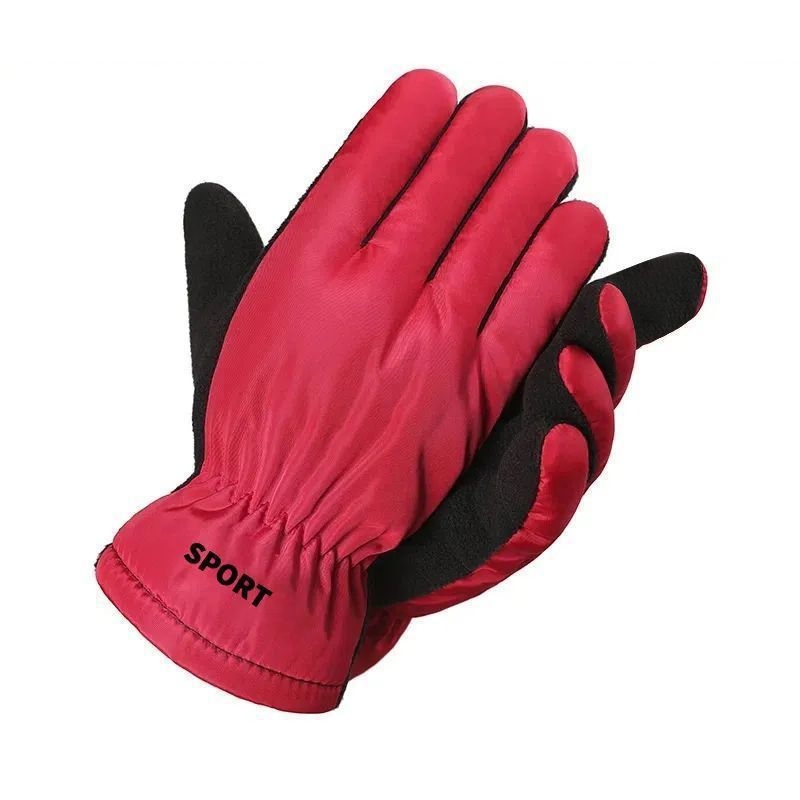 Uniszex téli vastag és meleg kesztyűk, pamut és ice silk, flip-cover stílus, melegen tartás (2025 tél)