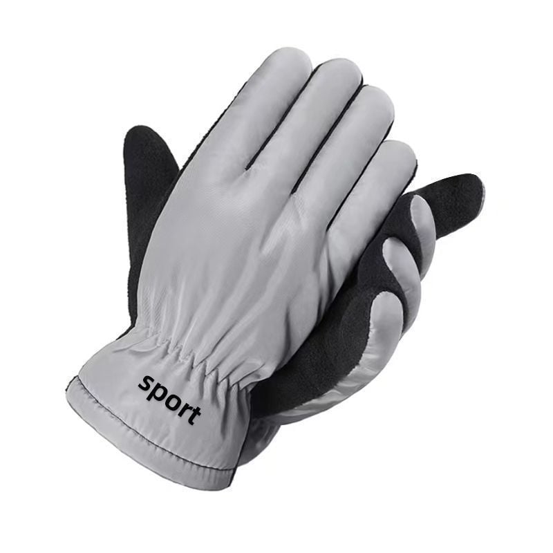 Uniszex téli vastag és meleg kesztyűk, pamut és ice silk, flip-cover stílus, melegen tartás (2025 tél)