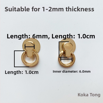 sanmushi τσάντα crossbody με μεταλλική εξάρτηση: γάντζοι για το λουρί, μπαιονέτ αγκίστρια και πλαϊνά κλιπ