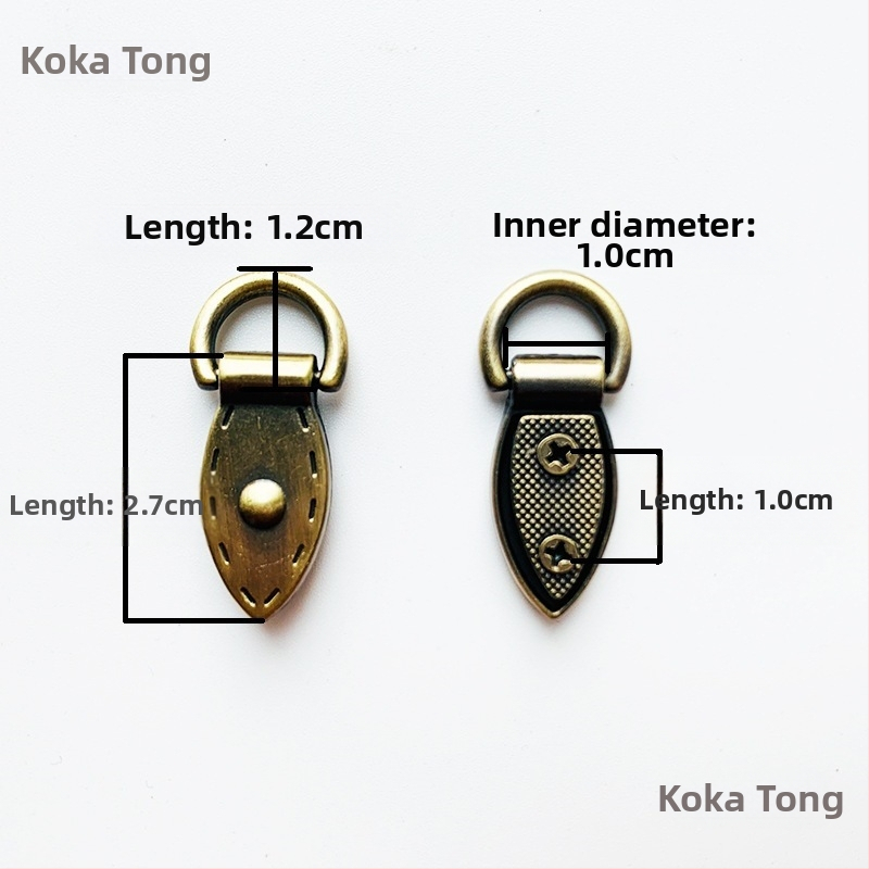 sanmushi taška s kovovými prvkami, popruh cez rameno, ušné háčiky, bajonetové spony, bočné klipy