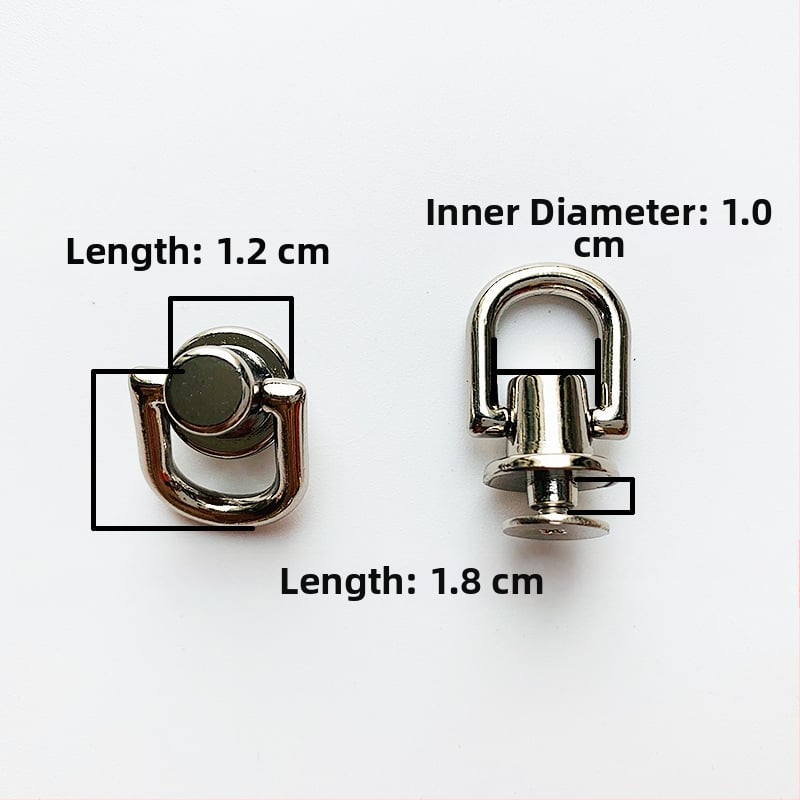 sanmushi τσάντα crossbody με μεταλλική εξάρτηση: γάντζοι για το λουρί, μπαιονέτ αγκίστρια και πλαϊνά κλιπ