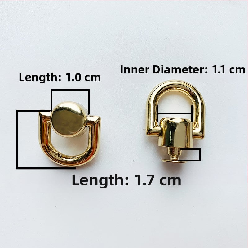 sanmushi τσάντα crossbody με μεταλλική εξάρτηση: γάντζοι για το λουρί, μπαιονέτ αγκίστρια και πλαϊνά κλιπ