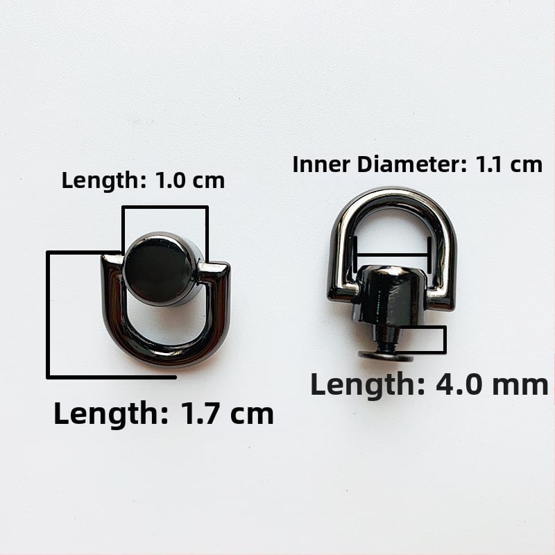 sanmushi τσάντα crossbody με μεταλλική εξάρτηση: γάντζοι για το λουρί, μπαιονέτ αγκίστρια και πλαϊνά κλιπ