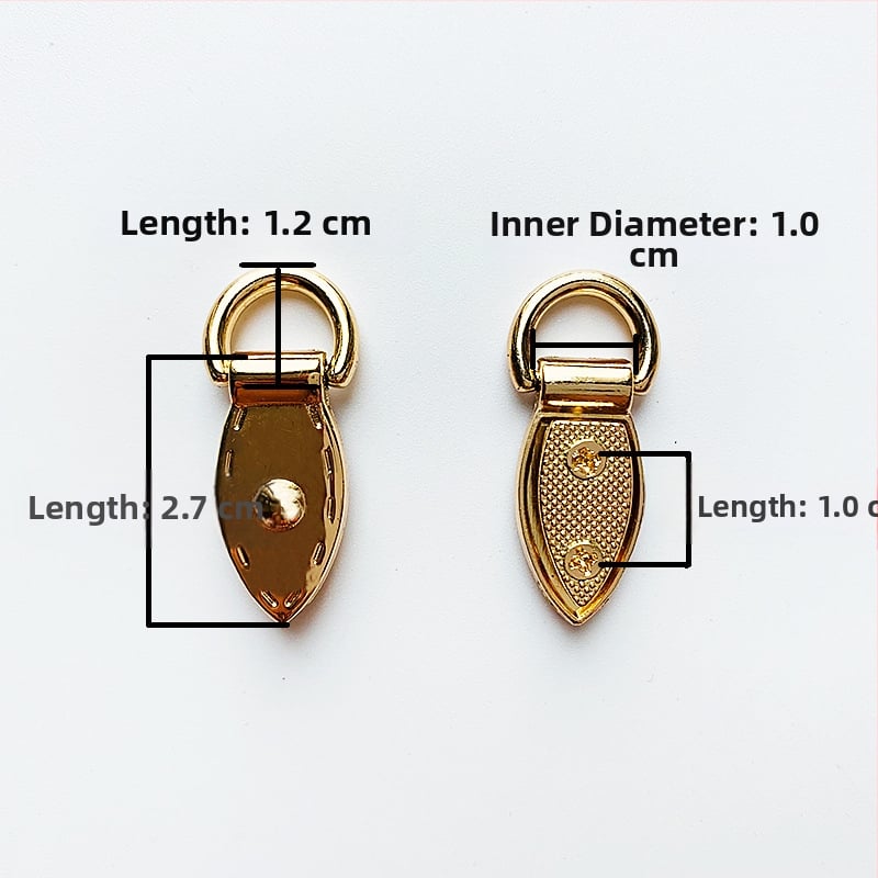 sanmushi τσάντα crossbody με μεταλλική εξάρτηση: γάντζοι για το λουρί, μπαιονέτ αγκίστρια και πλαϊνά κλιπ