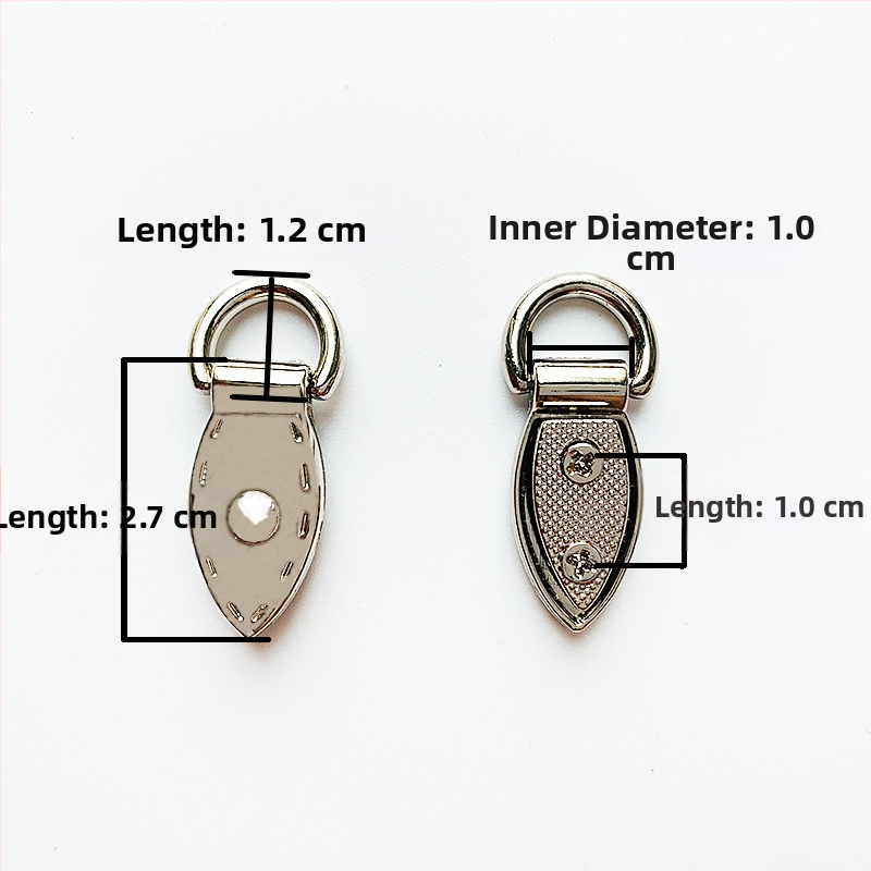 sanmushi τσάντα crossbody με μεταλλική εξάρτηση: γάντζοι για το λουρί, μπαιονέτ αγκίστρια και πλαϊνά κλιπ