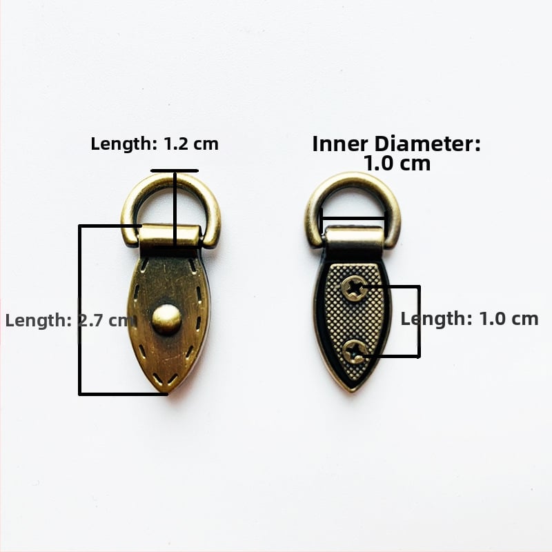 sanmushi τσάντα crossbody με μεταλλική εξάρτηση: γάντζοι για το λουρί, μπαιονέτ αγκίστρια και πλαϊνά κλιπ