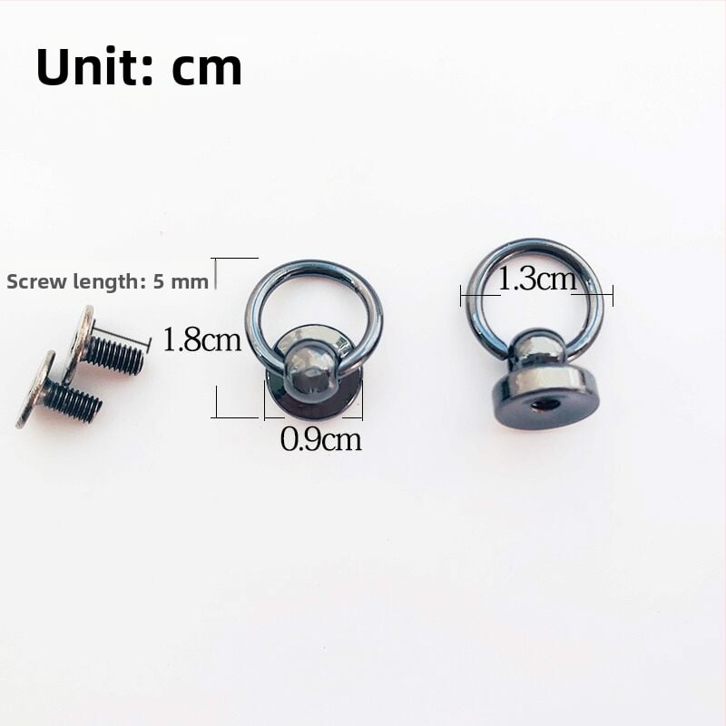 sanmushi τσάντα crossbody με μεταλλική εξάρτηση: γάντζοι για το λουρί, μπαιονέτ αγκίστρια και πλαϊνά κλιπ