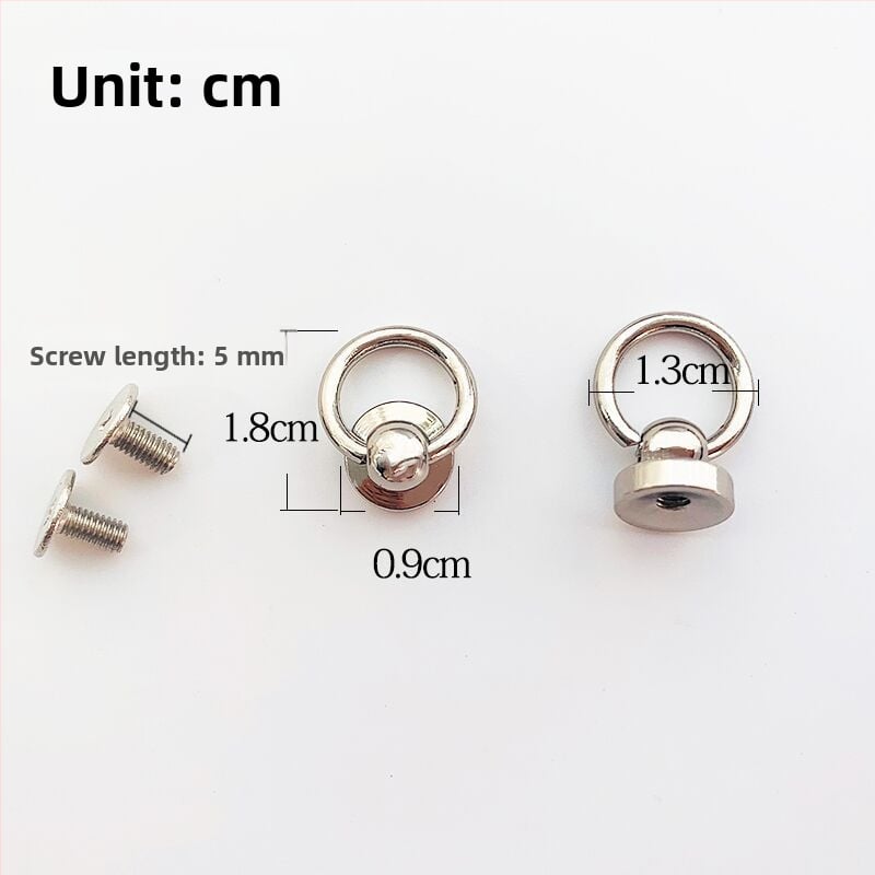 sanmushi τσάντα crossbody με μεταλλική εξάρτηση: γάντζοι για το λουρί, μπαιονέτ αγκίστρια και πλαϊνά κλιπ