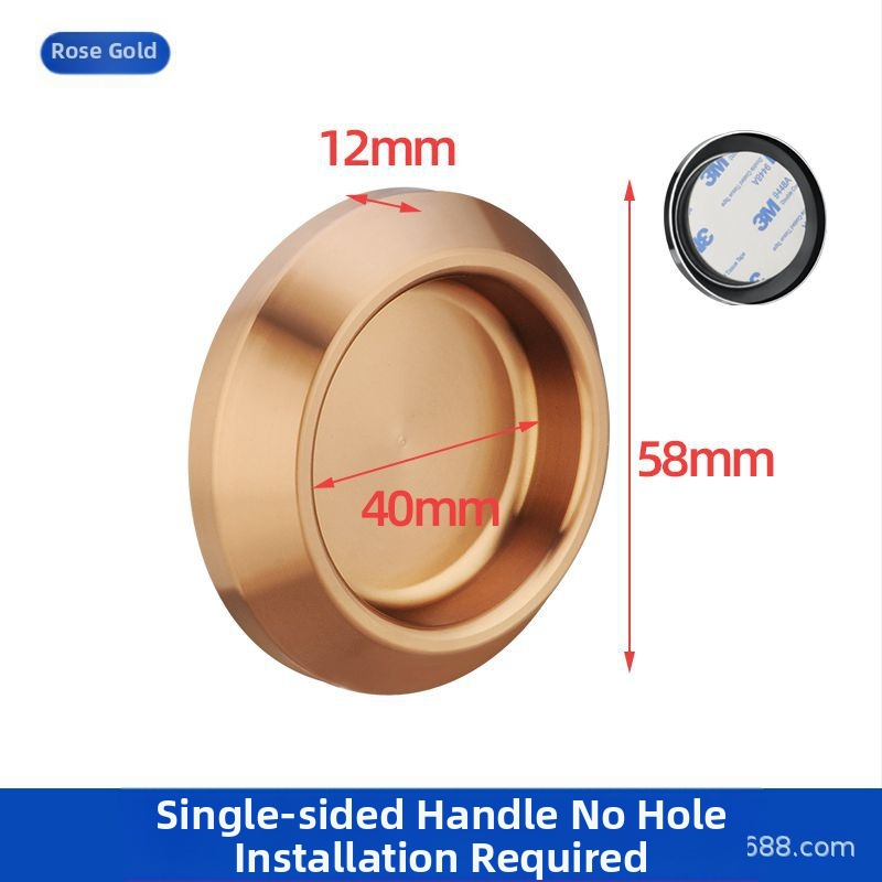 Nerūsējošā tērauda apaļa roktura stikla durvīm, piemērots vannas/dušas kabīnei, moderns minimālisks stils, virsmas: matētas, spīdīgas vai elektroplātētas