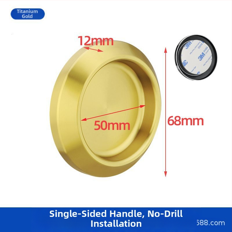 Nerūsējošā tērauda apaļa roktura stikla durvīm, piemērots vannas/dušas kabīnei, moderns minimālisks stils, virsmas: matētas, spīdīgas vai elektroplātētas
