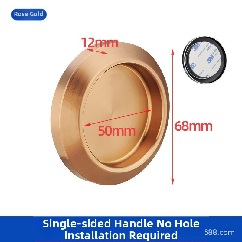 Nerūsējošā tērauda apaļa roktura stikla durvīm, piemērots vannas/dušas kabīnei, moderns minimālisks stils, virsmas: matētas, spīdīgas vai elektroplātētas