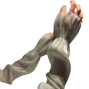 Női jégselyem napvédő karpántok, ergonómikus görbe dizájn, kerékpározáshoz és vezetéshez – nyár