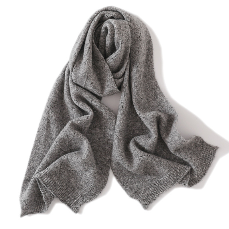 Унисекс вълнен шал - зимен аксесоар, произход Хебей, издание есен 2024