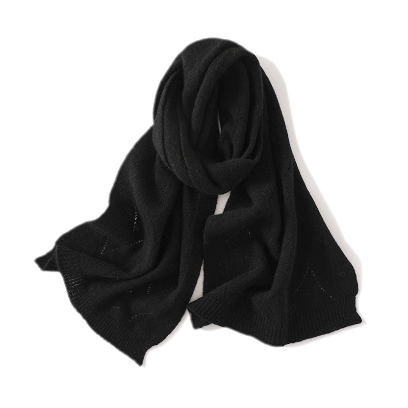 Унисекс вълнен шал - зимен аксесоар, произход Хебей, издание есен 2024