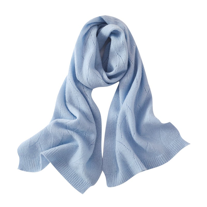 Унисекс вълнен шал - зимен аксесоар, произход Хебей, издание есен 2024