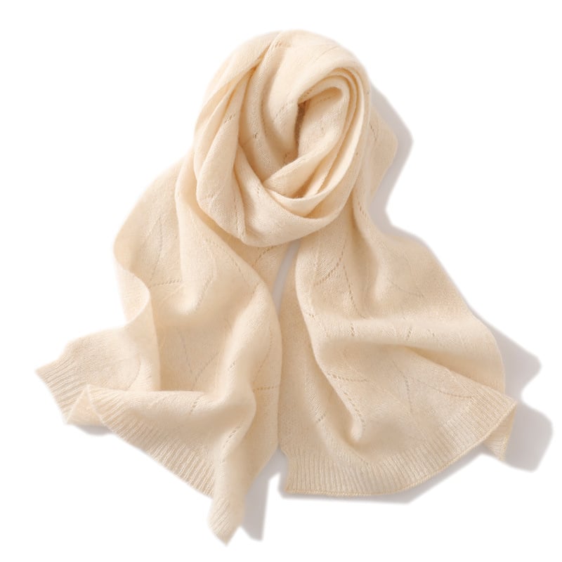 Унисекс вълнен шал - зимен аксесоар, произход Хебей, издание есен 2024