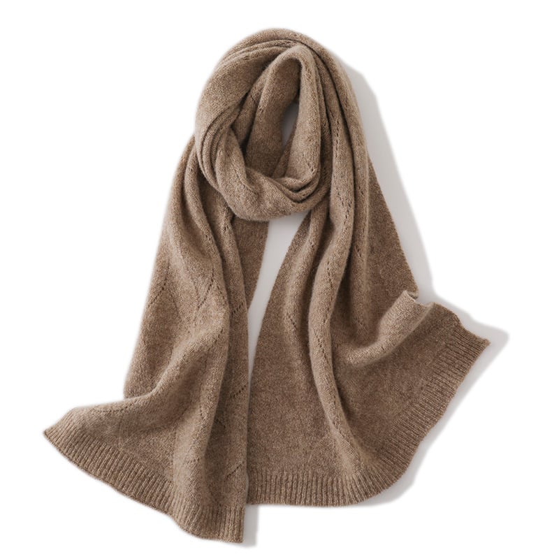 Унисекс вълнен шал - зимен аксесоар, произход Хебей, издание есен 2024