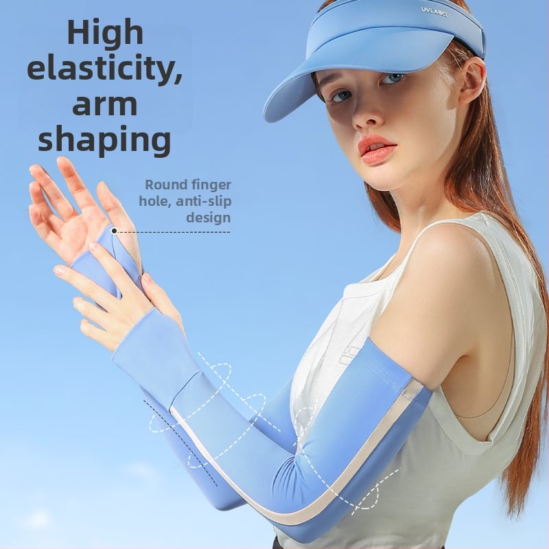 Manșete pentru braț Gu Teng, material Ice Silk din nailon, 81–95% conținut de nailon, Colecția vară 2024