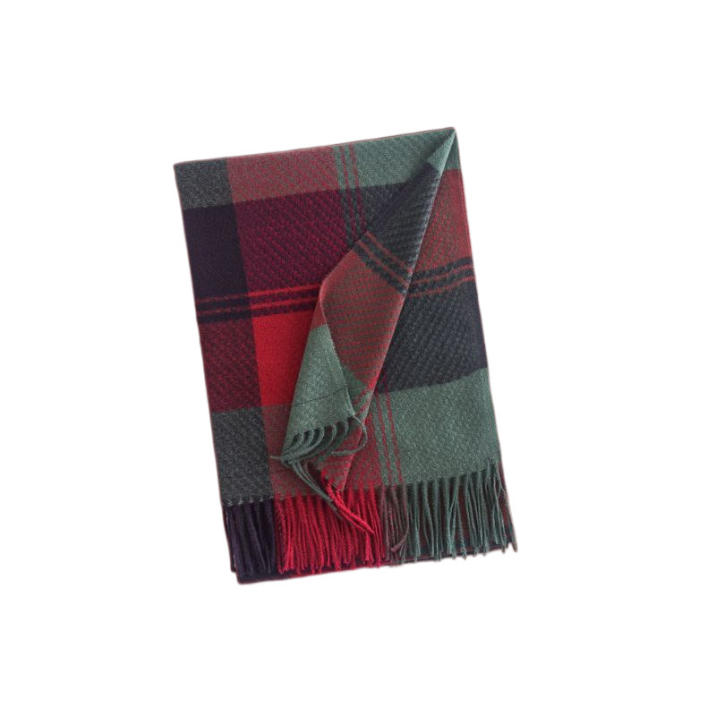 Дамски зимен шал в корейски стил, луксозно усещане, универсално носене (материал: изкуствен кашмир/акрил; сезон: зима; пускане: есен 2024)