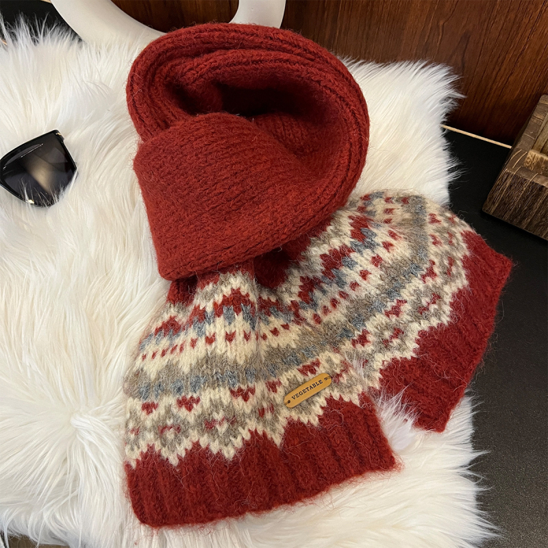 Fair Isle karirani vuneni šal – zimski dodatak za studentice i parove, topao i svestran