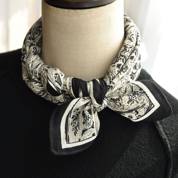 Винтажен Paisley шал за пролет и есен (полиестер, възможност за персонализация, наличен на склад)