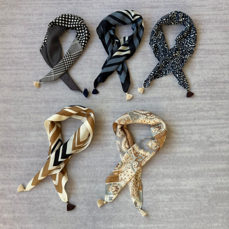 100% австралийска вълна триъгълен шал — ръчно навити ръбове; лек; мек; есен и зима