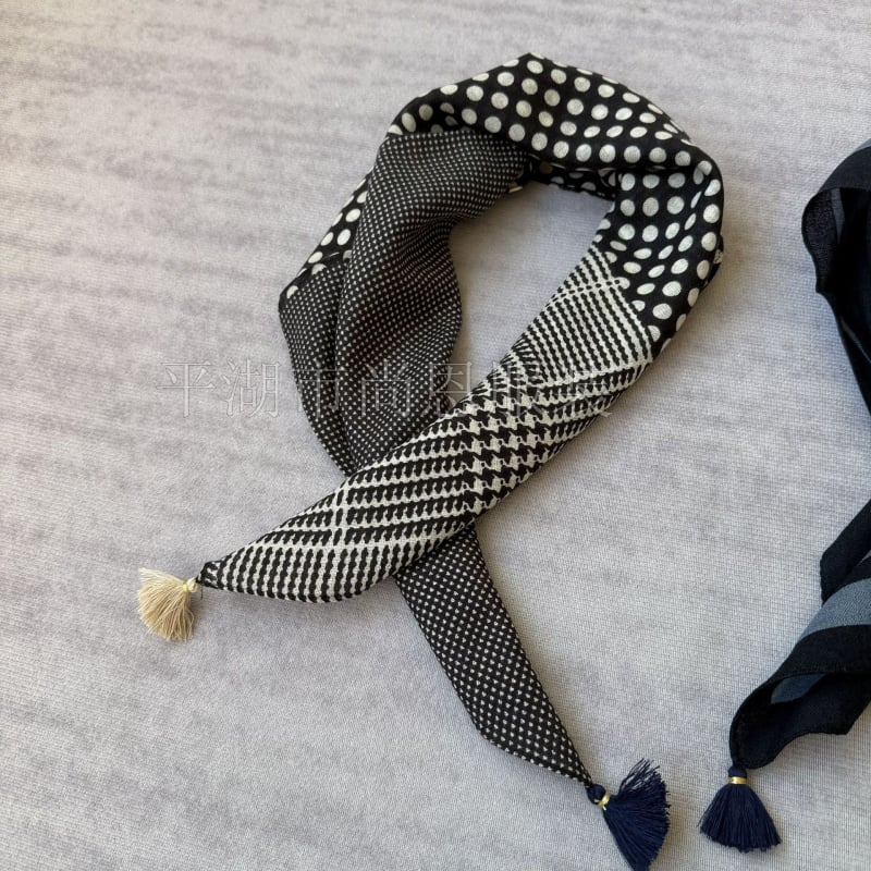 100% австралийска вълна триъгълен шал — ръчно навити ръбове; лек; мек; есен и зима