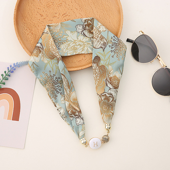 Перлена огърлица с магнитно закопчаване и шал, женски аксесоар, пролет 2023, Jia Sha Xiu, произход Jinhua