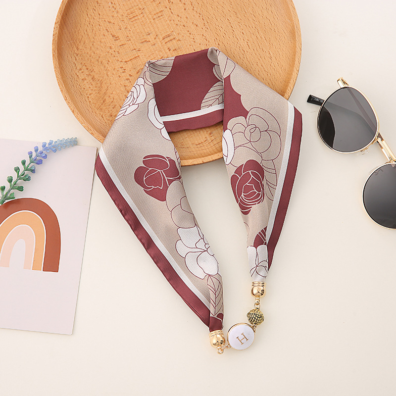 Перлена огърлица с магнитно закопчаване и шал, женски аксесоар, пролет 2023, Jia Sha Xiu, произход Jinhua