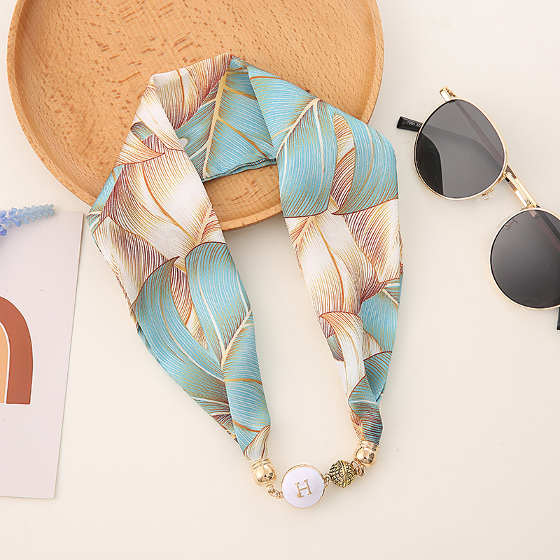 Перлена огърлица с магнитно закопчаване и шал, женски аксесоар, пролет 2023, Jia Sha Xiu, произход Jinhua