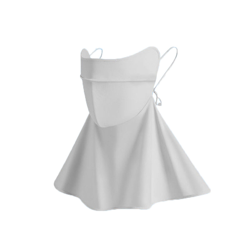 UV защита маска за лице и шия, Ice Silk, полиестер, съдържание 21–30%, лято 2025