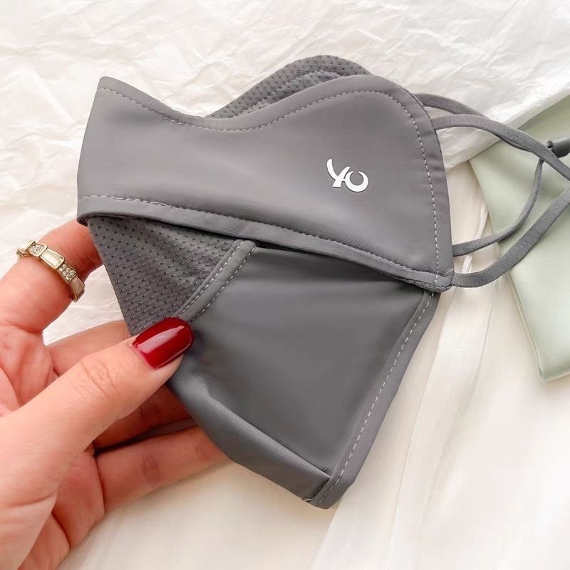Ženska tanka zaštitna maska od sunca za vožnju biciklom na otvorenom, prozračna ice silk tkanina, UV zaštita i zaštita područja oko očiju.