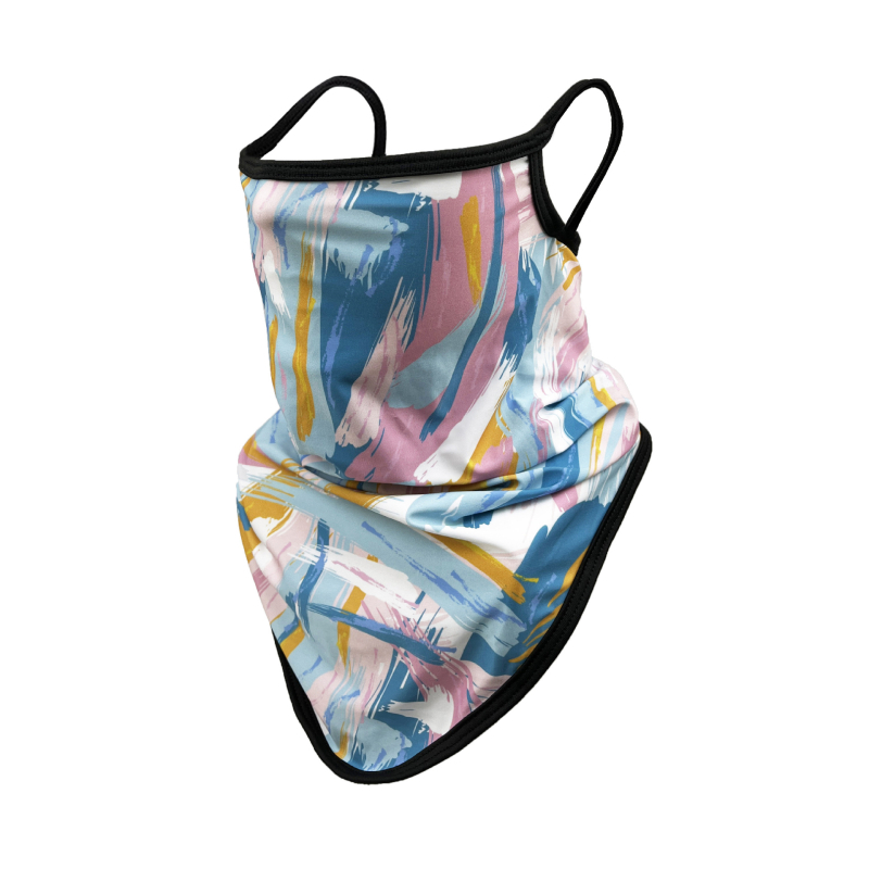 Ljetna maska za lice od Ice Silk, polu-pokrivenost lica, tanka, poliester 81–95% + Spandex ≤10%
